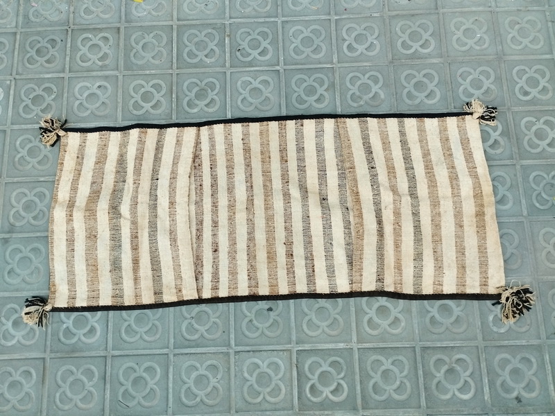 alforja lana algodon tejido 3u